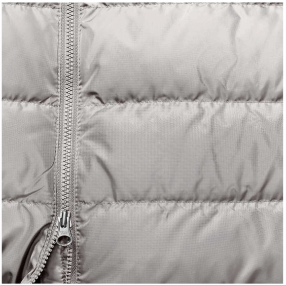 NWT Eddie Bauer Ladies Hooded Down Duffle Coat GRAY - size XL - Picture 5 of 8